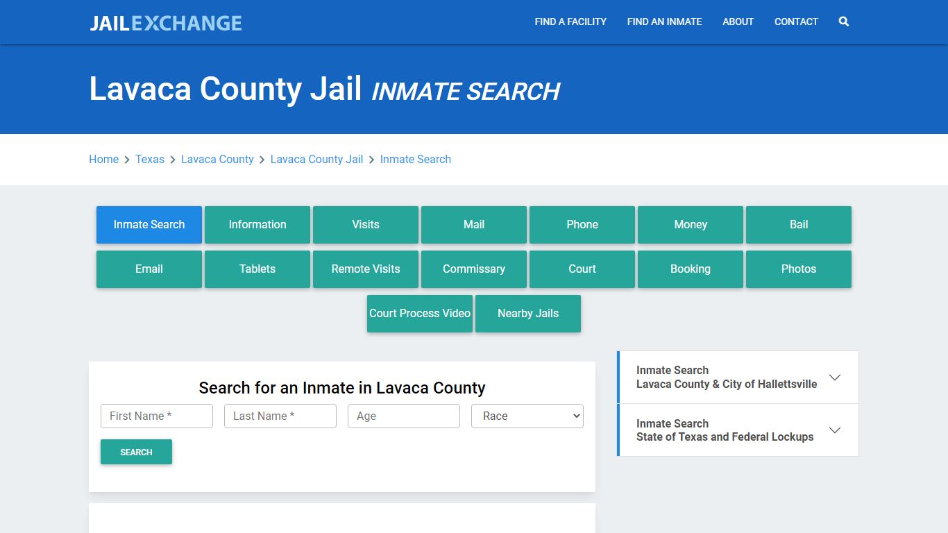 Lavaca County Jail, TX Inmate Search: Roster & Mugshots